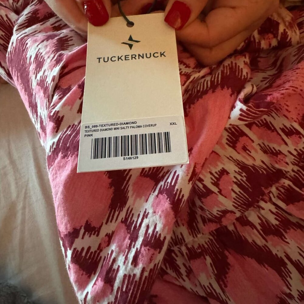Tnuck Beach  Poppy Ikat Mini Salty Paloma Coverup - Picture 5 of 5